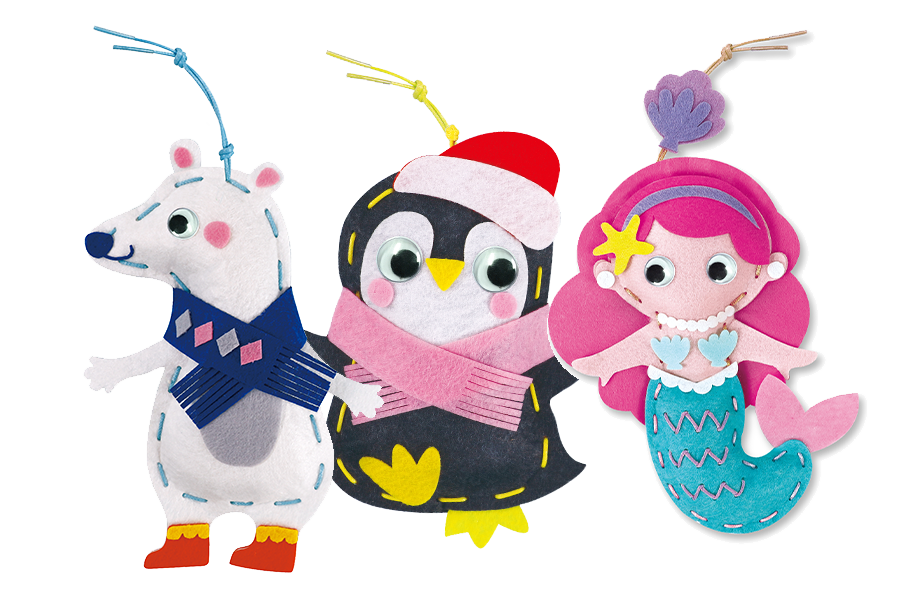 Lacing My First Charm - Polar Animal Friends Lacing My First Charm - Polar Animal Friends
